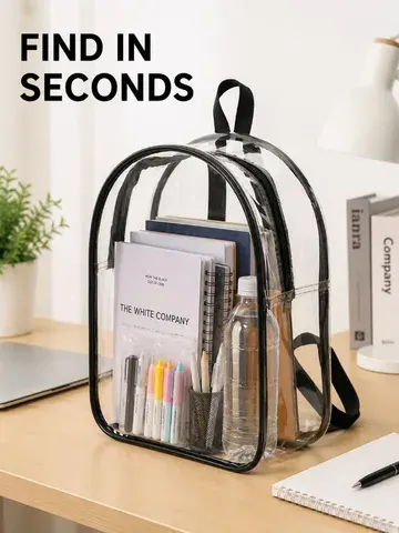 Transparenter Rucksack