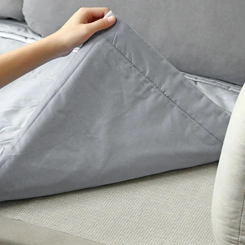Anti-Rutsch-Pad PVC-Stoff Matratze Sofa Bodenmatte Haushaltsteppich Yoga-Matte Anti-Rutsch-Mesh-Stoff 4