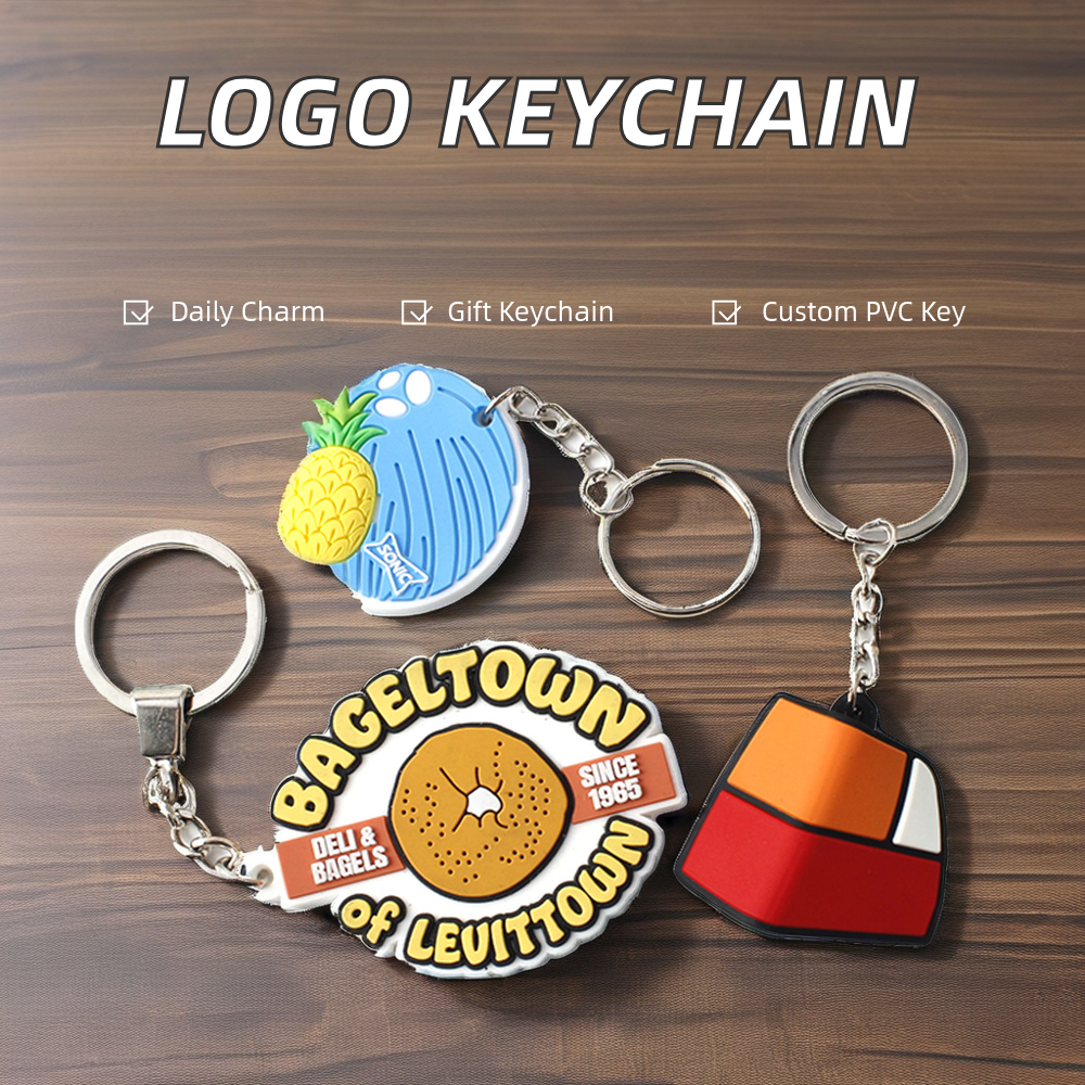 Soft 3D Rubber Trendy Keyring 4