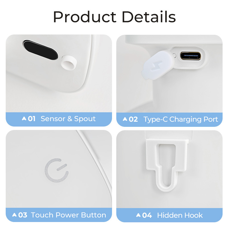Automatic Electric Soap Dispenser Smart Infrared Sensor 450ml 2