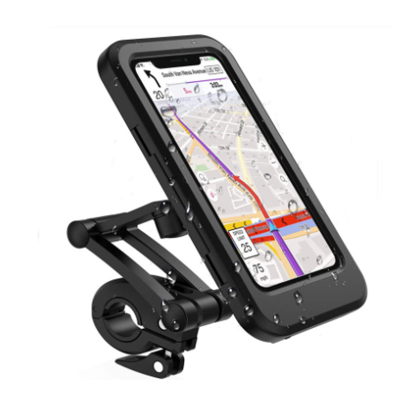 Bike Phone Holder Waterproof Motorcycle Touch Screen 360