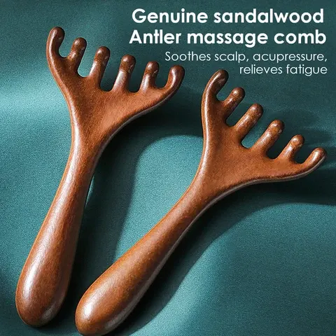 Wooden Scalp Massage Comb