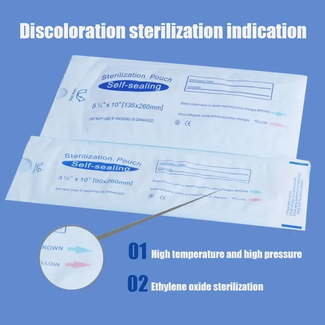 Self-Sealing Sterilization Pouches 100 Pack 4