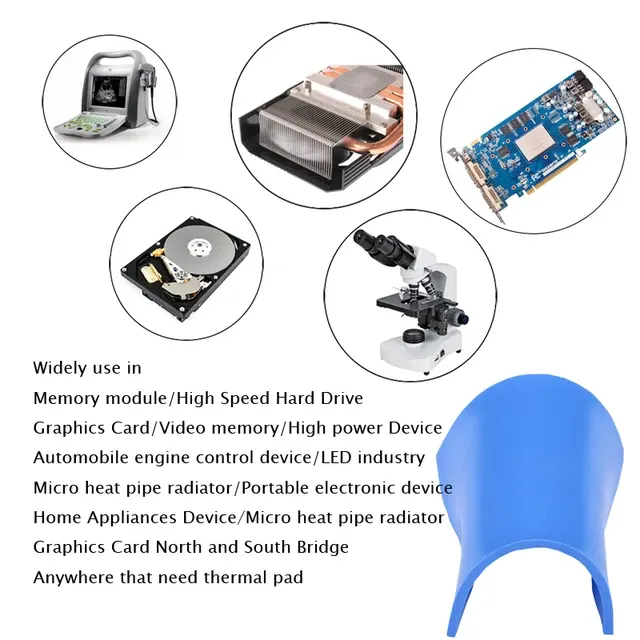 Silicone Thermal Pad 100 x 100 mm 4