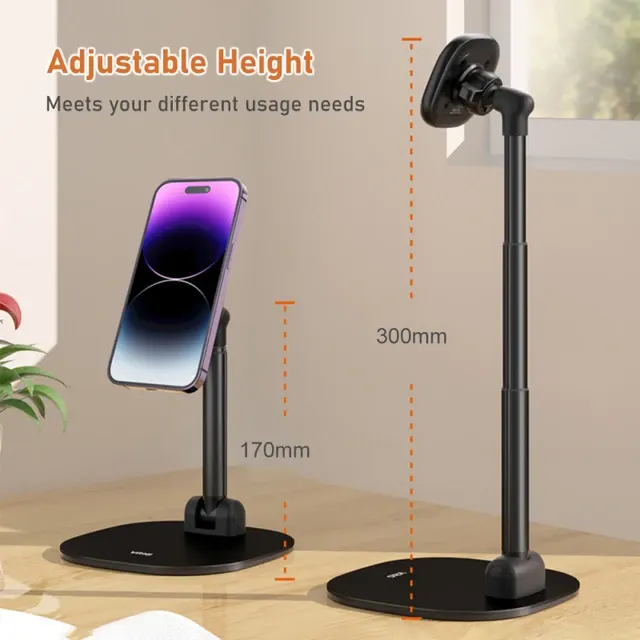 Foldable Desk Phone Stand, 360° Rotation 3