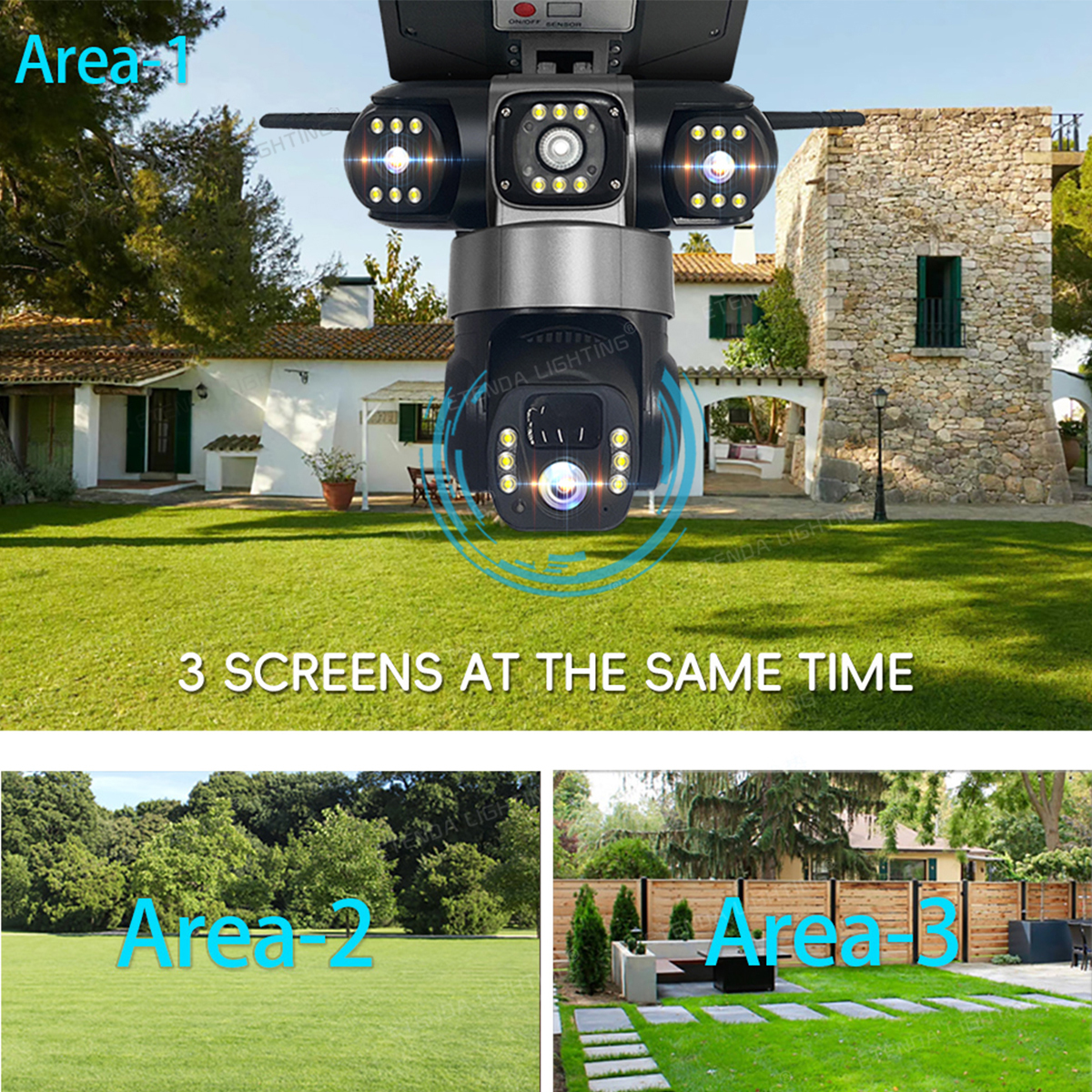 Solar LED Outdoor Camera with Motion Sensor 2
