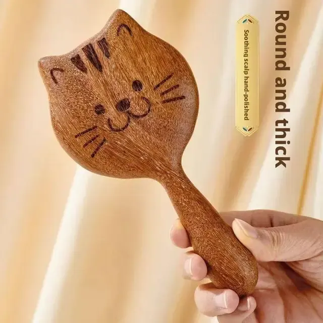 Holz-Kopfhautmassagekamm 3