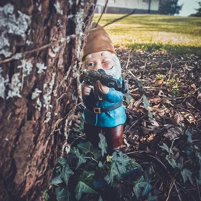 Garden Gnome Army Figurine 4