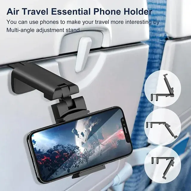 Foldable Desktop Phone Stand with Selfie Clip 3