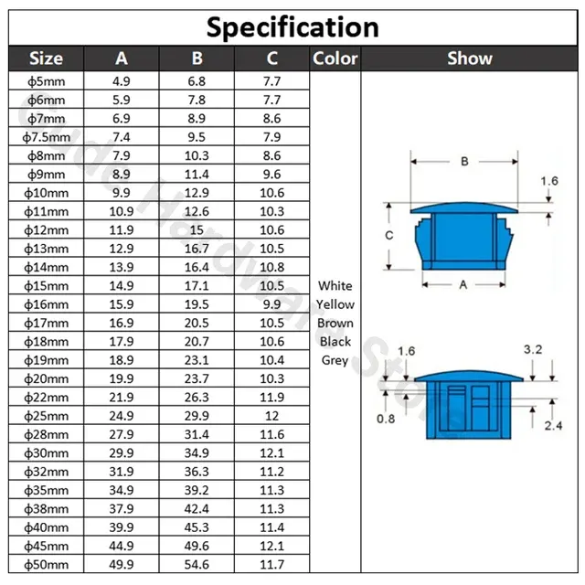 Snap-In Hole Plug 3