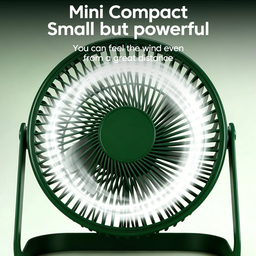 Kompakter USB-Tischventilator für Schreibtisch 3