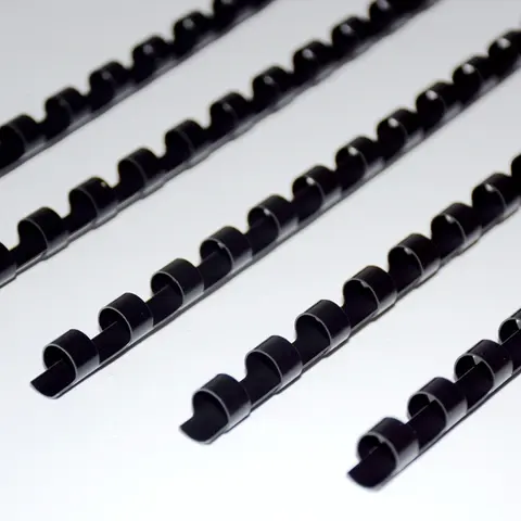 10 Stück Set ReadStar PVC Schwarze Bindungsringe 21