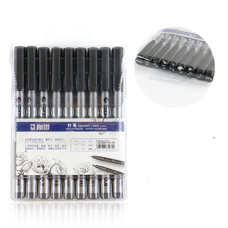 Hand-Painted Advanced Syringe Pen Hook Line Stroke