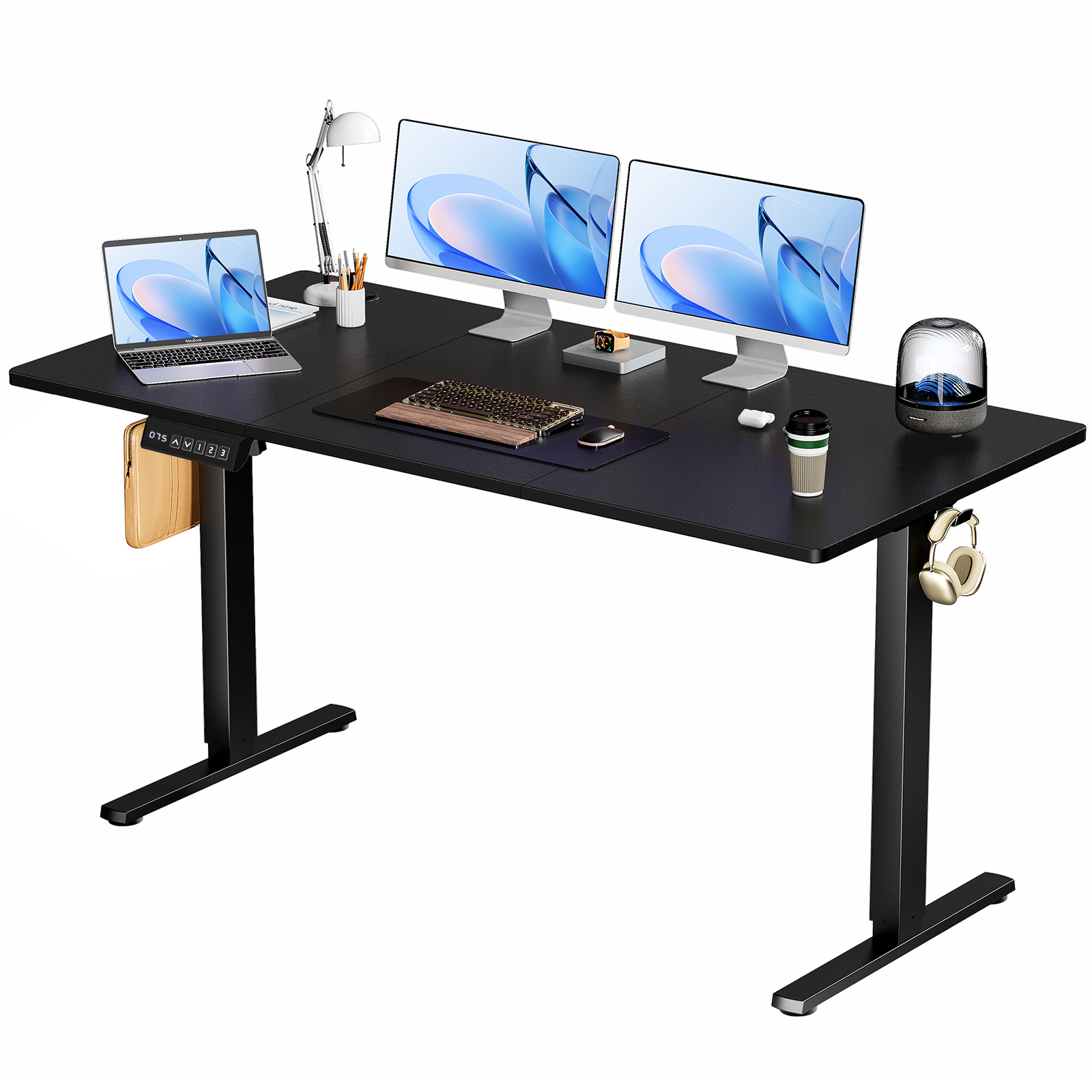 Electric Standing Desk Whole Piece Adjustable Height Home 2