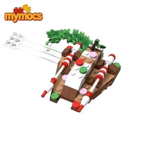 gingerbread spaceship building set
