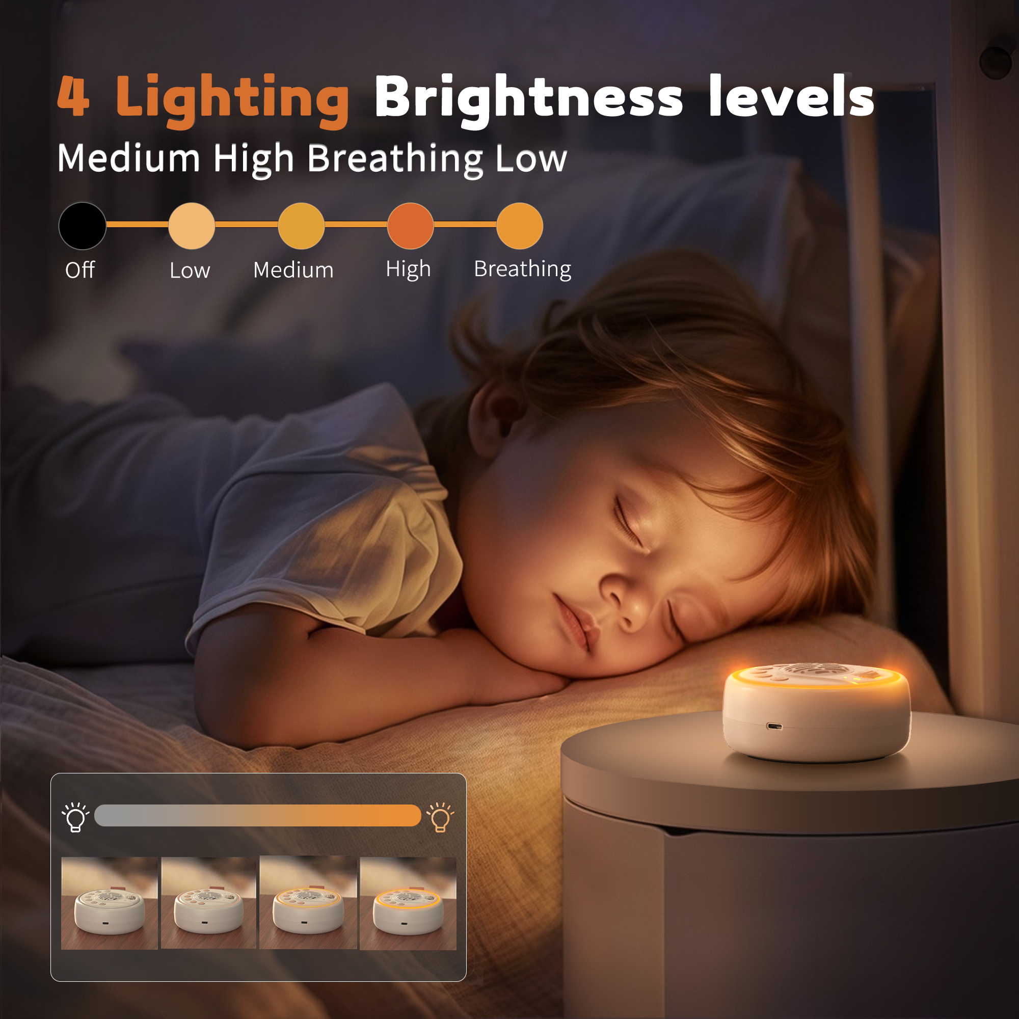 Baby Sleep Aid White Noise Speaker 4