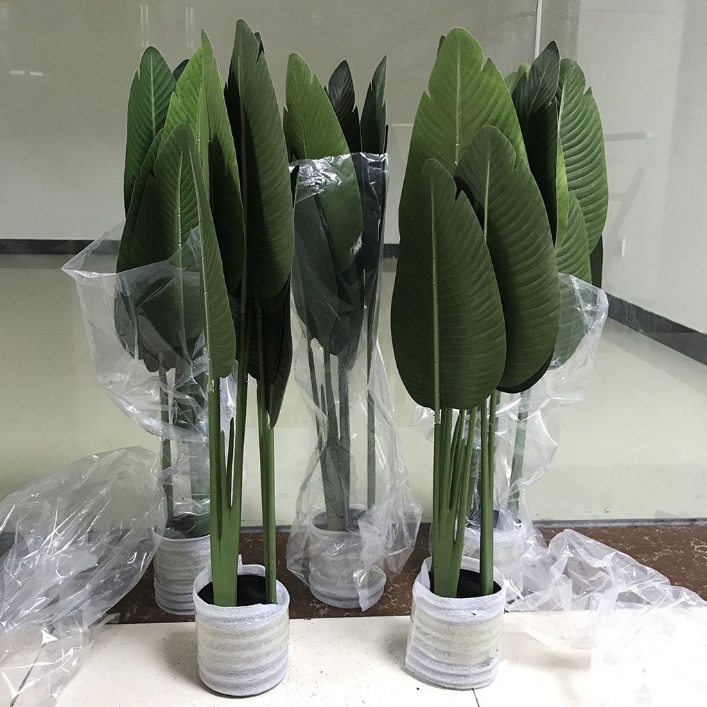 80cm Artificial Banana Potted Plant 2