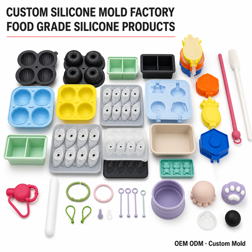 Food Grade Silicone Ice Cube Tray