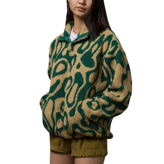 Stylish Sherpa Fleece Zip Jacket 3