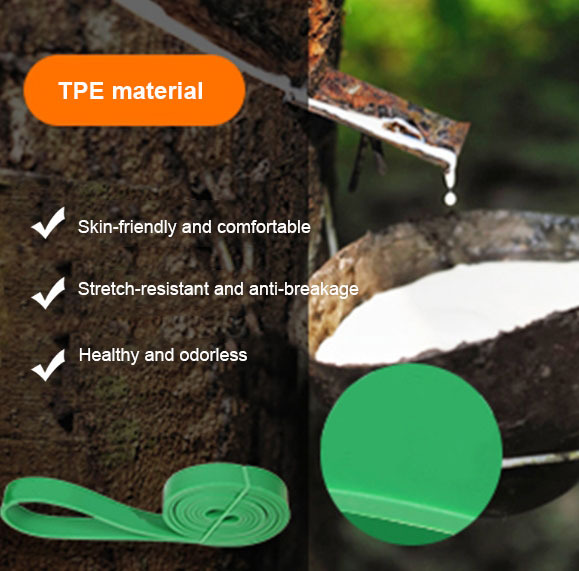 5-Piece TPE Long Loop Resistance Band Set 3