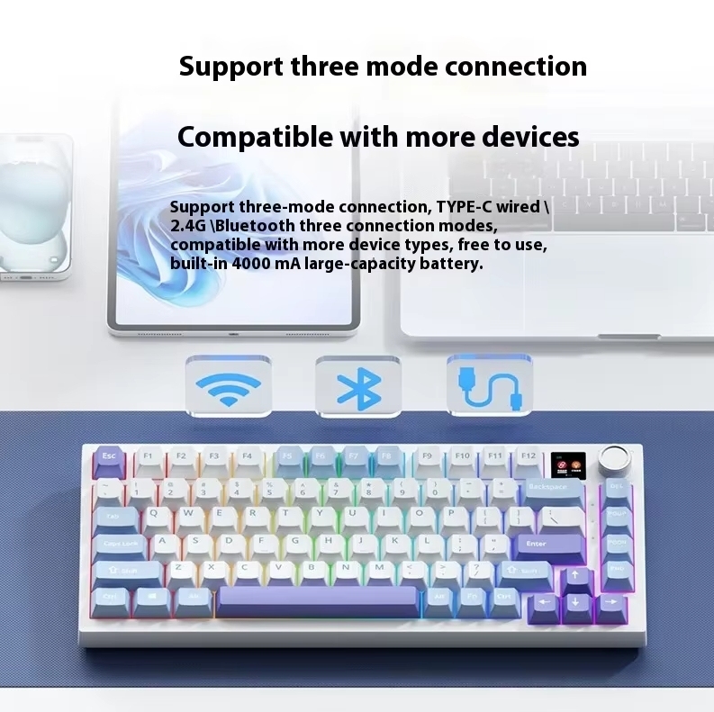 Fenglingdu F75 Wireless BT Gaming Mechanical Keyboard 75% 3