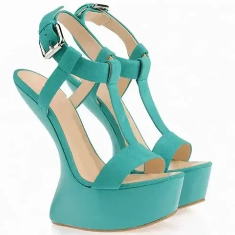 Peep Toe Ankle Strap Sandals