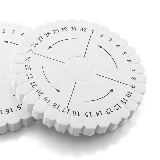 2 Stück Scheibe Flechten Rund Quadratisch Kumihimo Perlenschnur 3