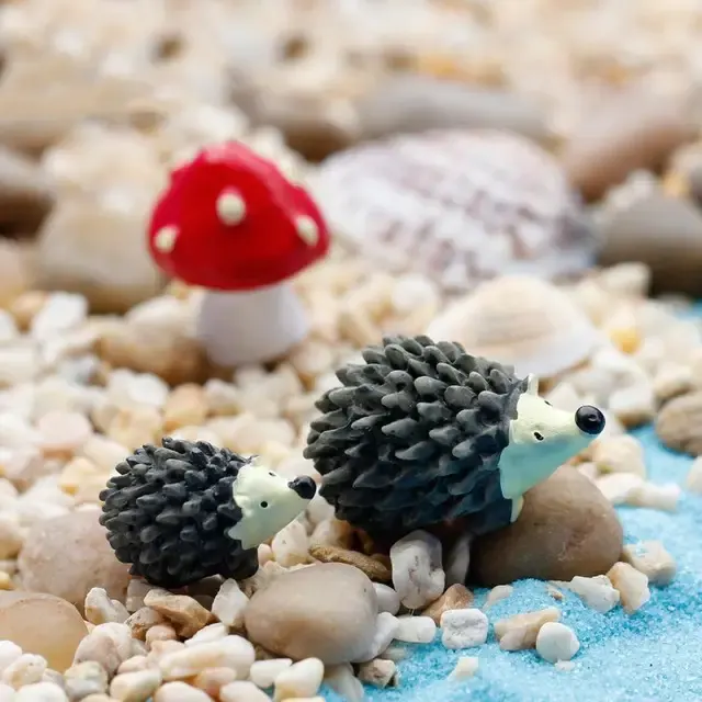 Miniature Hedgehog Figurine 4