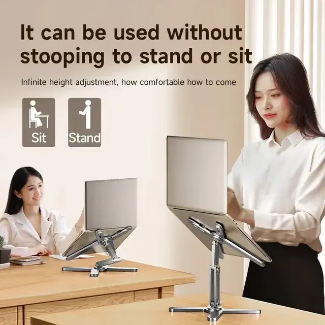 Adjustable Aluminum Laptop Stand for Gaming 3