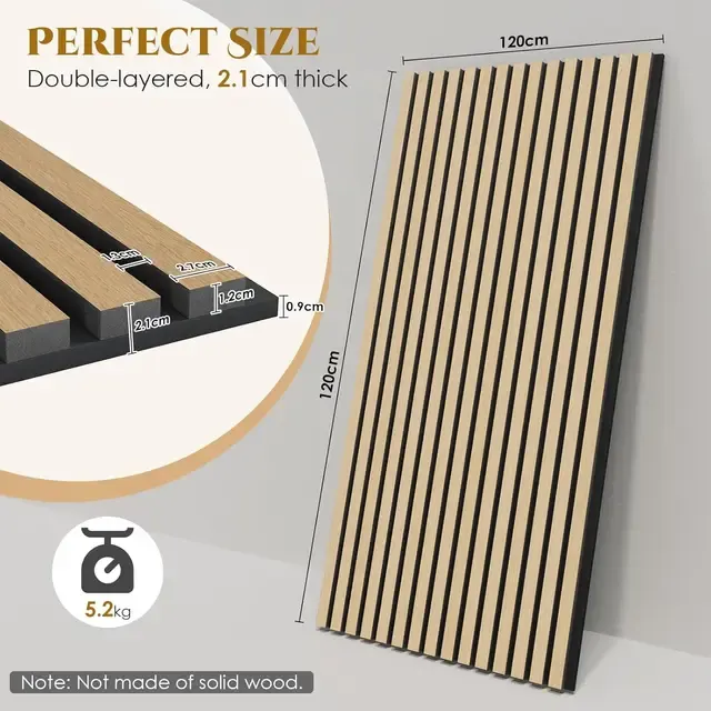 Wood Acoustic Wall Panel 4