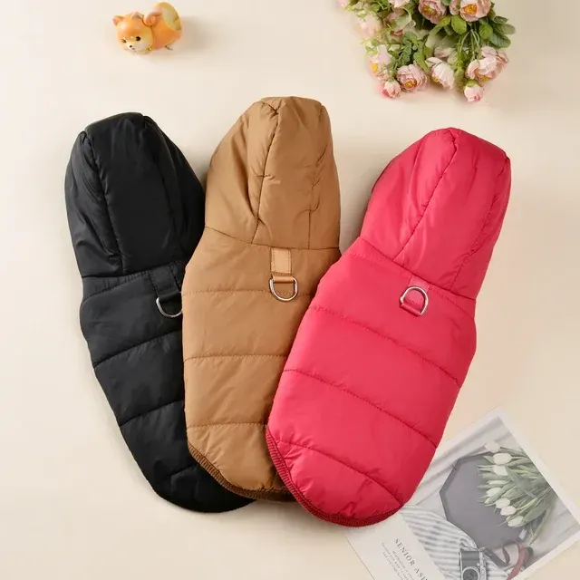 Dog Fleece Coat With Hood 2