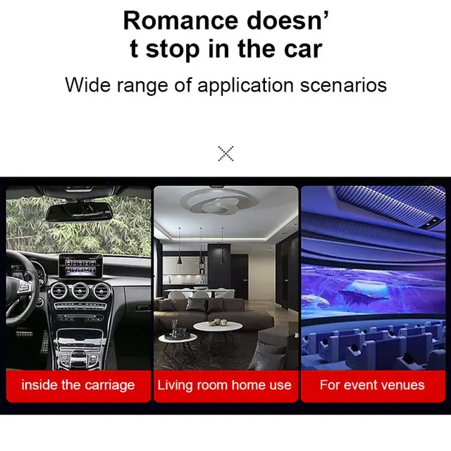USB Car Star Projector Ambient Light 4