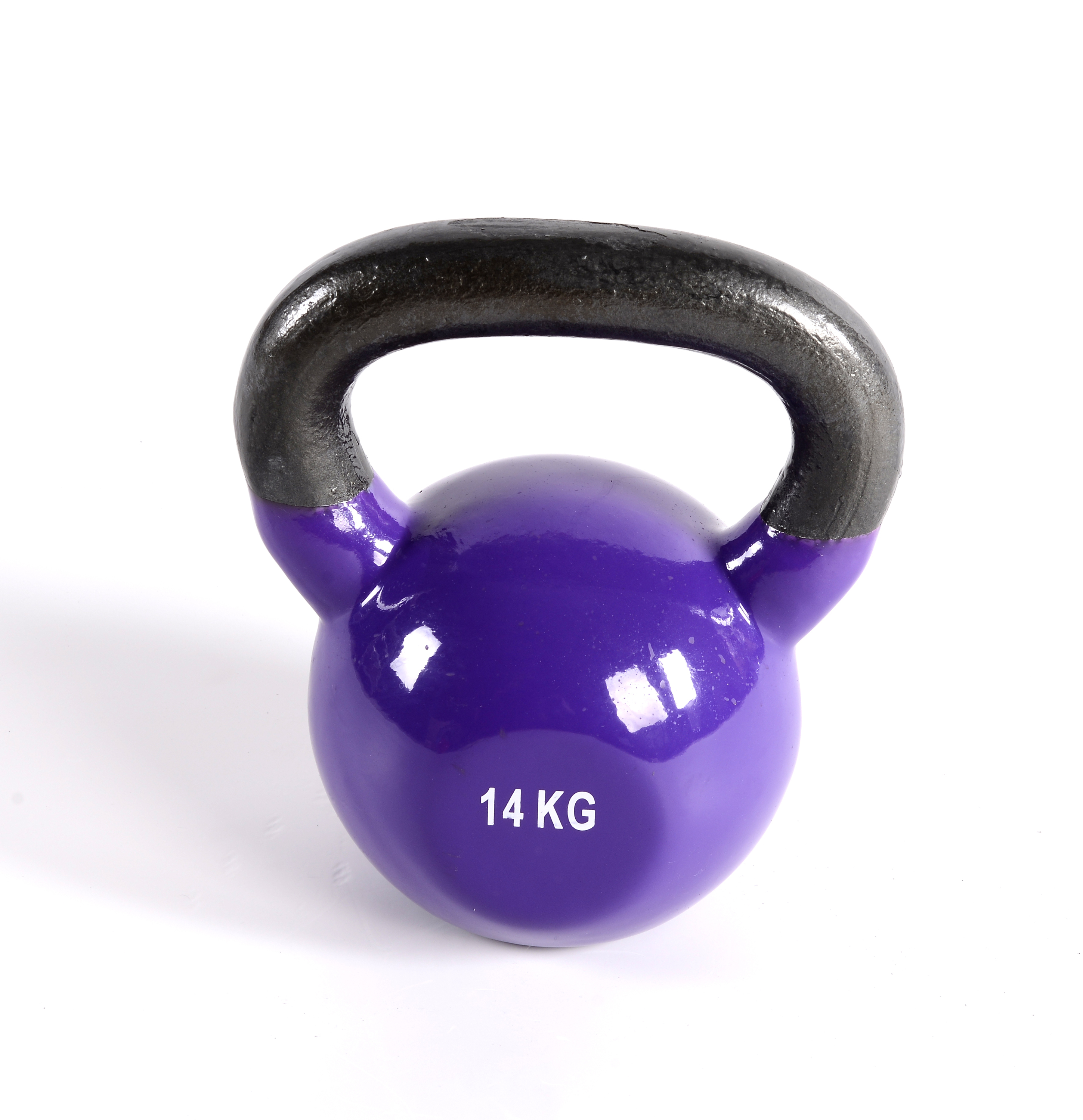 Cast Iron Vinyl Kettlebell Set 4