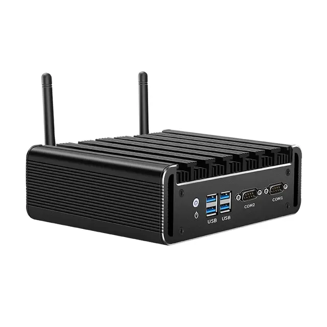 XCY Lüfterloser Mini-PC Intel Core I5 I7 I3 3