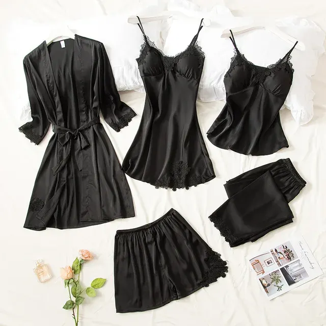 5-Piece Women's Summer Pajama Set XXL 2