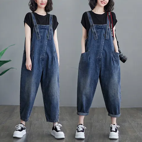 Jeans-Latzhose