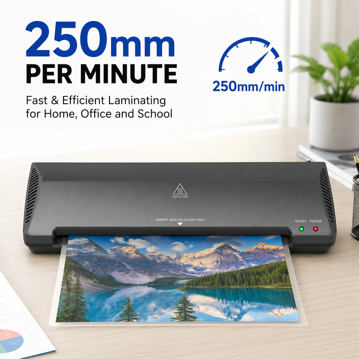 13 Inch Thermal Laminator Office School Laminating Machine 3