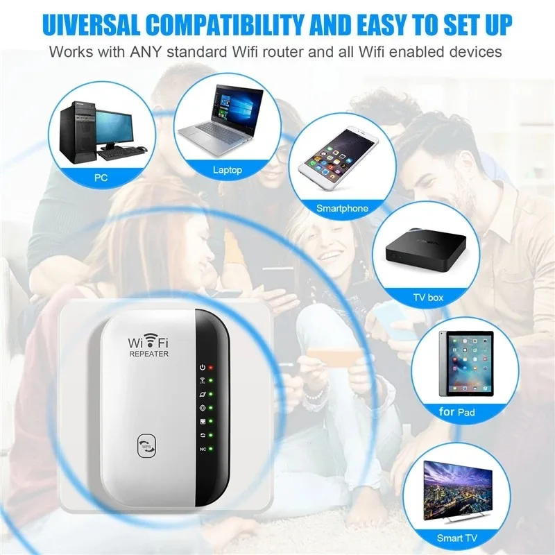300 Mbps WiFi Repeater for Home Office 3
