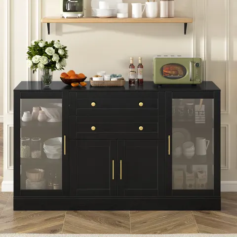 U- Style 58.3 Modern Buffet Sideboard With 4