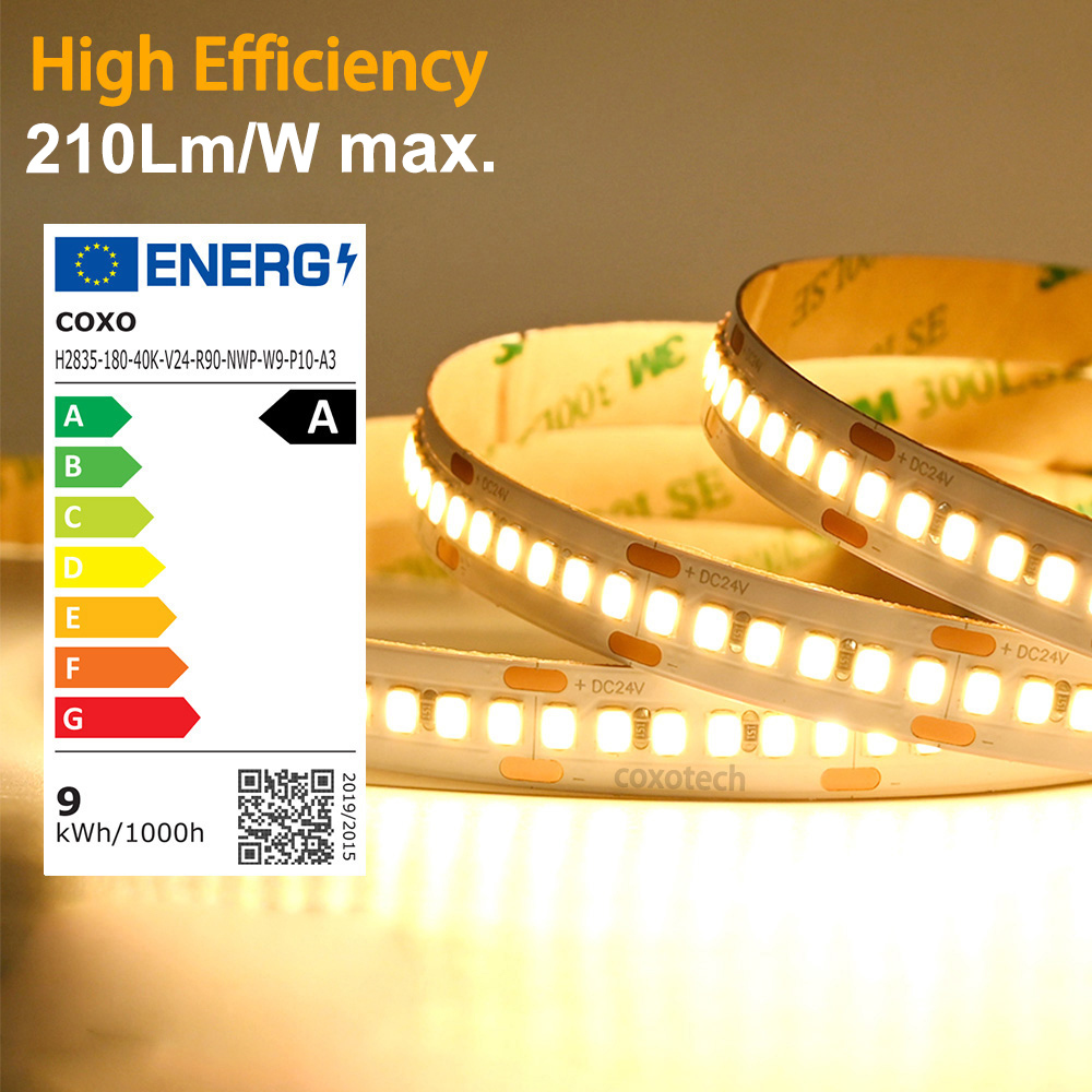 High Efficacy Lumen Quality LED Strip Light 224LED