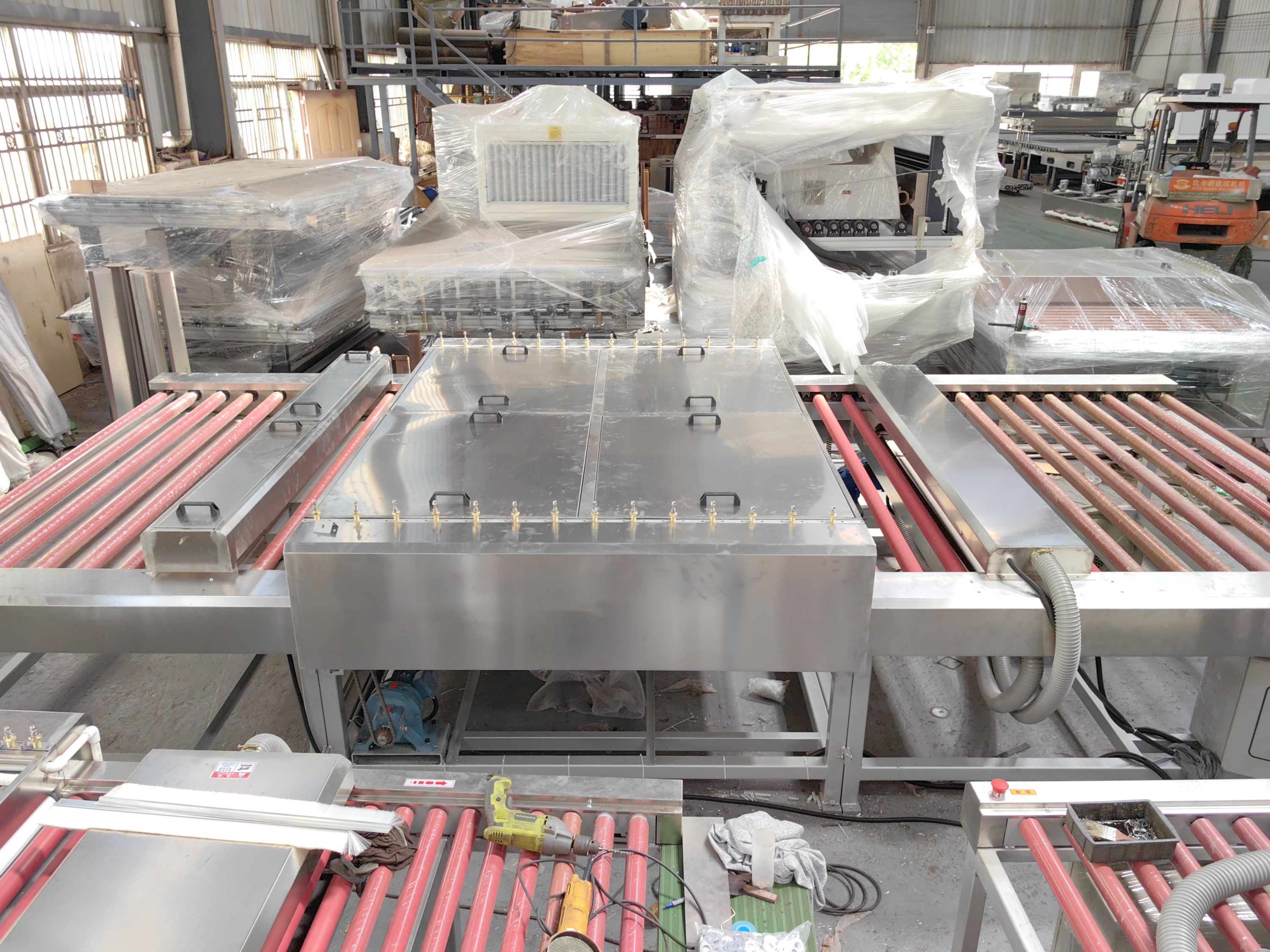 Two-Stage Glass Cleaning Machine
