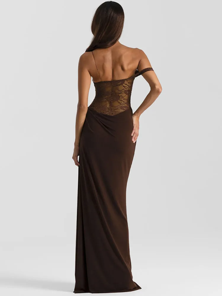 One-Shoulder-Maxikleid 3