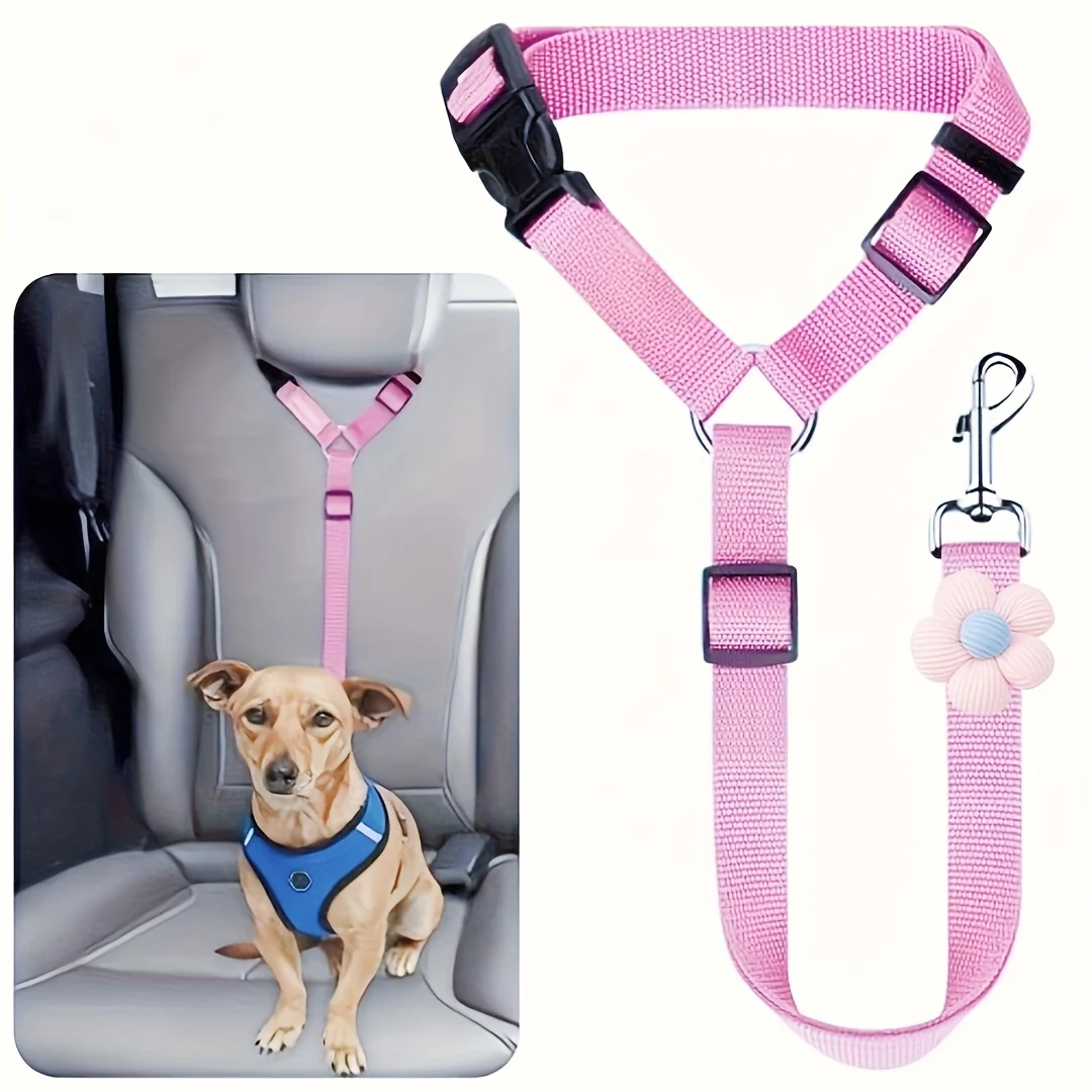 Dog Car Safety Harness, Pet Seatbelt Tether 3