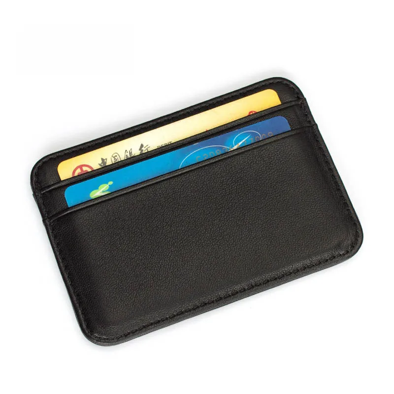 Schlanke Lederbrieftasche