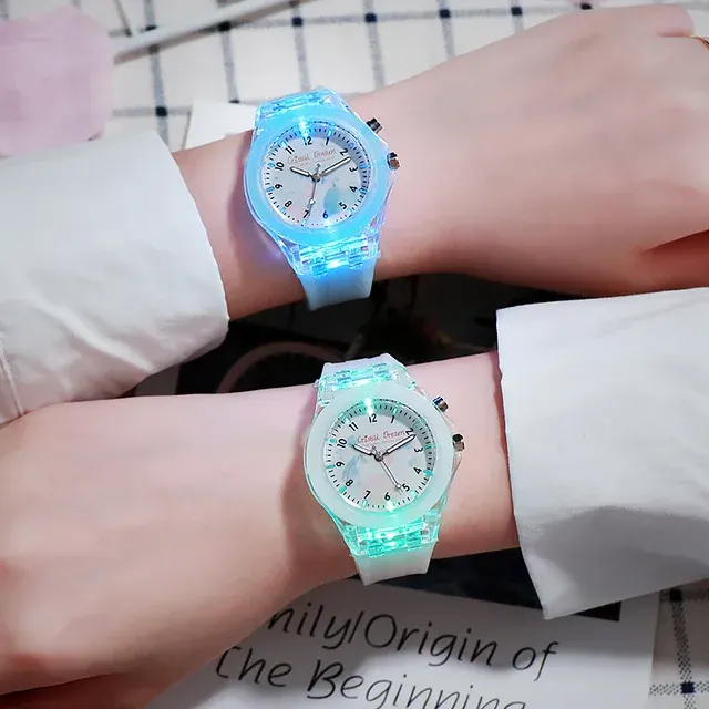 Kids' Glow Silicone Watch 2
