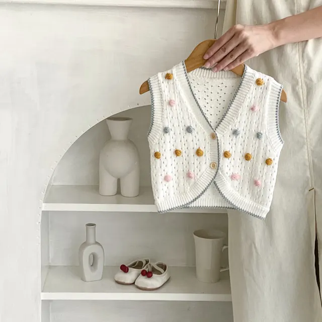Baby Clothes Cotton Sweater Vest Cardigan 1