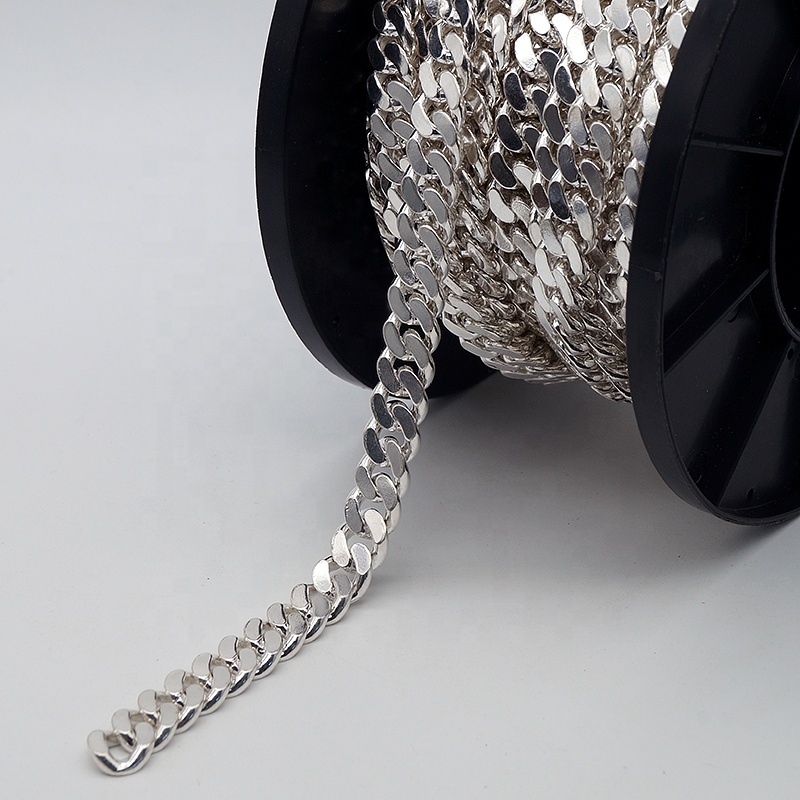 Men Chains Necklace S925 Silver 10mm Curb Cuban 2