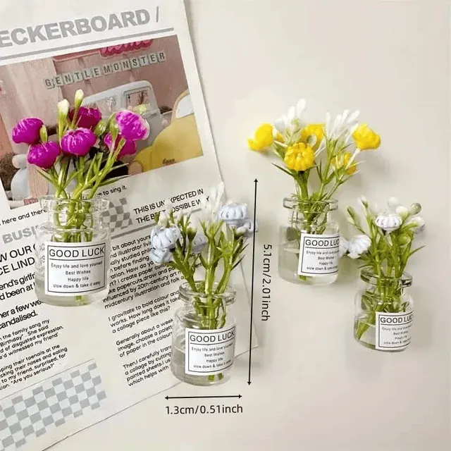 Refrigerator Magnet Vase 3