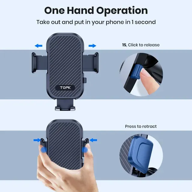 Air Vent Phone Mount for Hands-Free Calls 2
