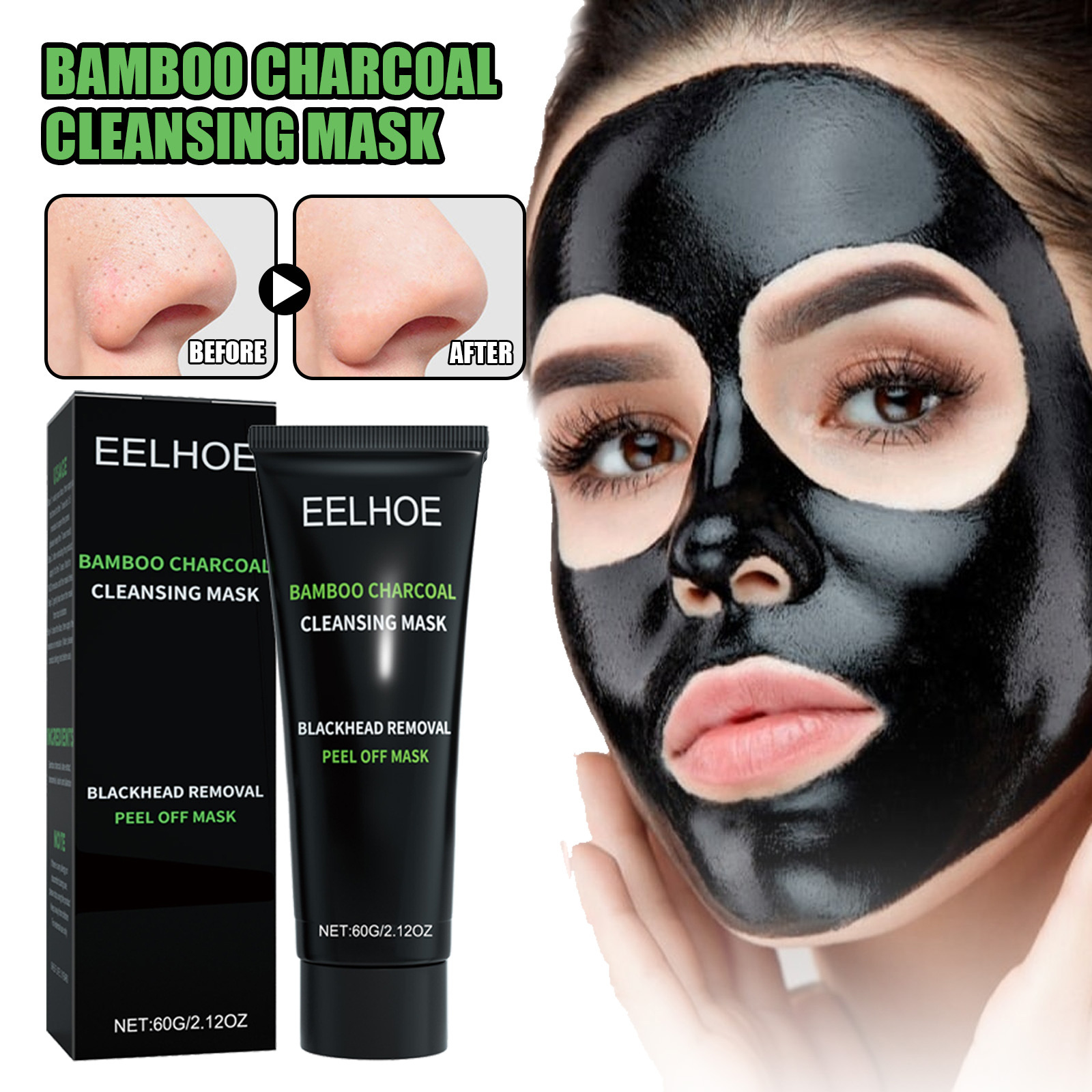 EELHOE Blackhead Removal Nasal Mask Deep Pore Cleansing 2